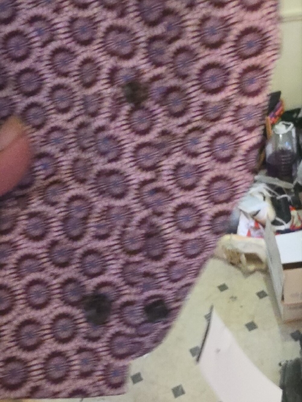 CON.STRUCT Men's Slim Purple Geometric Button-Down Shirt - Picture 8 of 11